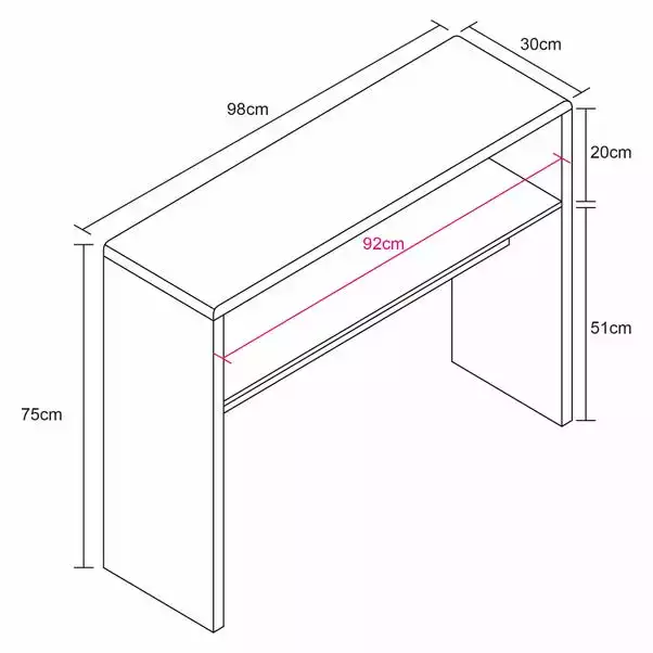 Lloyd Pascal Knox Compact Console Table 8 Lloyd Pascal Knox Compact Console Table - Image 6