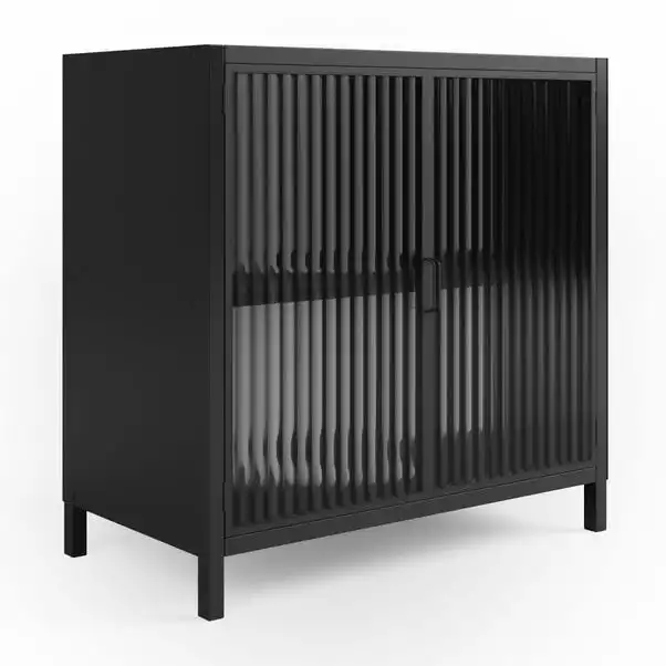 Dunelm Stannis Reeded Glass Under Sink Unit 4 Dunelm Stannis Reeded Glass Under Sink Unit - Image 2