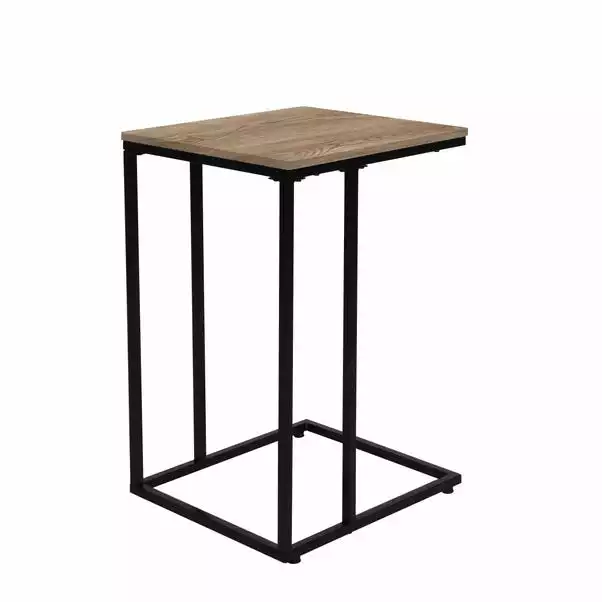 Dunelm Charlie Oak Effect C-Shaped Side Table 7 Dunelm Charlie Oak Effect C-Shaped Side Table - Image 5