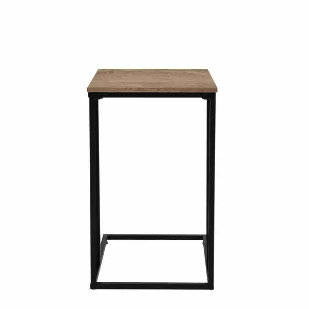 Dunelm Charlie Oak Effect C-Shaped Side Table 8 Dunelm Charlie Oak Effect C-Shaped Side Table - Image 6