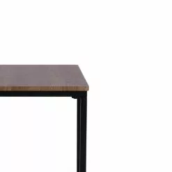 Dunelm Charlie Rustic Wood Effect C-Shaped Side Table -dining room furniture Shop 30765712 alt05