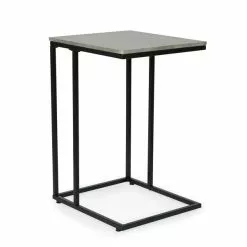 Dunelm Charlie Concrete Effect C-Shaped Side Table 11 Dunelm Charlie Concrete Effect C-Shaped Side Table -dining room furniture Shop 30765713 alt03