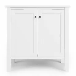 Dunelm Lynton White Compact Bathroom Under Sink Unit -dining room furniture Shop 30765728 alt02
