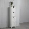 Dunelm Rimini White 4 Drawer Unit -dining room furniture Shop 30765731