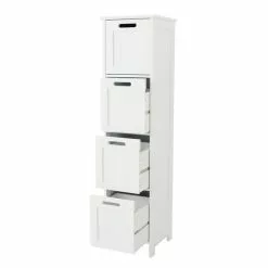 Dunelm Rimini White 4 Drawer Unit -dining room furniture Shop 30765731 alt06