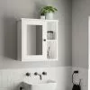 Dunelm Lynton White Compact Bathroom Wall Cabinet 2 Dunelm Lynton White Compact Bathroom Wall Cabinet -dining room furniture Shop 30765922