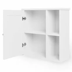 Dunelm Lynton White Compact Bathroom Wall Cabinet -dining room furniture Shop 30765922 alt04