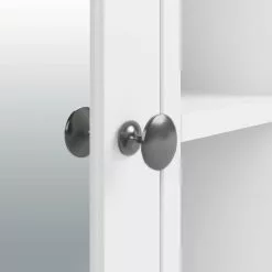 Dunelm Lynton White Compact Bathroom Wall Cabinet -dining room furniture Shop 30765922 alt05