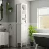 Dunelm Lynton White Compact Bathroom Tall Unit -dining room furniture Shop 30765926
