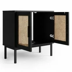 Dunelm Winslow Undersink Unit Black Rattan -dining room furniture Shop 30766794 alt04