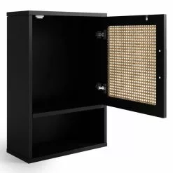 Dunelm Winslow Wall Cabinet Black Rattan 12 Dunelm Winslow Wall Cabinet Black Rattan -dining room furniture Shop 30766796 alt04