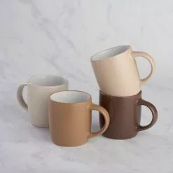 Dunelm Set Of 4 Neutral Mug