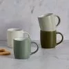 Dunelm Set Of 4 Green Mugs -dining room furniture Shop 30767595