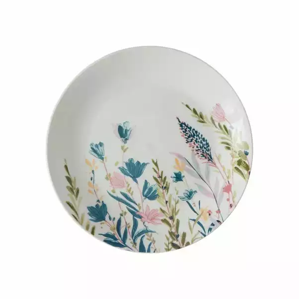 Dunelm Floral Porcelain Side Plate 4 Dunelm Floral Porcelain Side Plate - Image 2