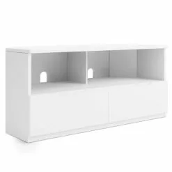 Dunelm Larson Corner TV Unit White -dining room furniture Shop 30768488 alt01