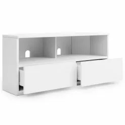 Dunelm Larson Corner TV Unit White -dining room furniture Shop 30768488 alt04