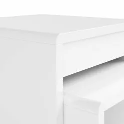 Dunelm Larson White Nest Of Tables -dining room furniture Shop 30768516 alt03