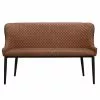 Dunelm Montreal Large Faux Leather Dining Bench Seat -dining room furniture Shop 30769052