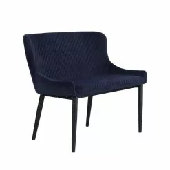 Dunelm Montreal Small Velvet Dining Bench Seat -dining room furniture Shop 30769057 alt01
