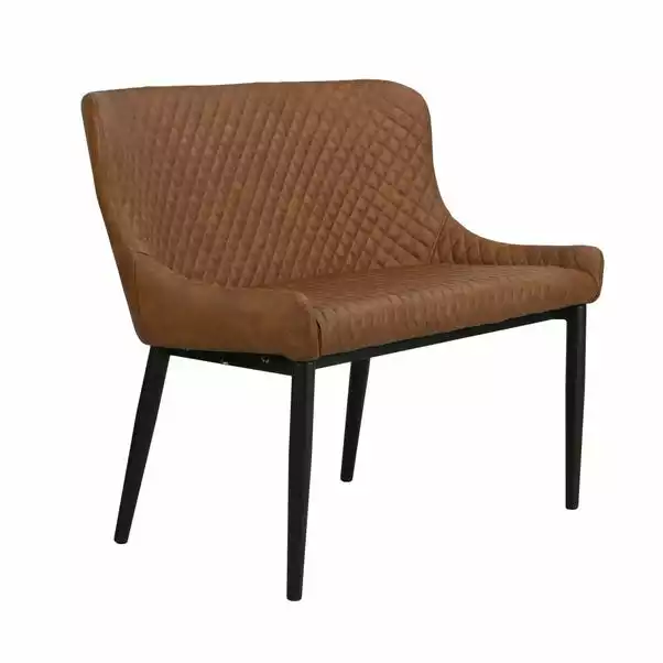 Dunelm Montreal Small Faux Leather Dining Bench Seat 4 Dunelm Montreal Small Faux Leather Dining Bench Seat - Image 2
