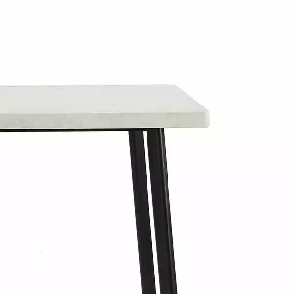 Dunelm Zuri Concrete Effect Square Dining Table 6 Dunelm Zuri Concrete Effect Square Dining Table - Image 4