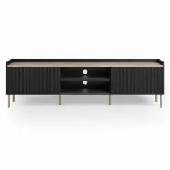Dunelm Georgi Extra Wide TV Unit Black -dining room furniture Shop 30769272 alt02