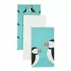 Dunelm Set Of 3 Puffin Tea Towels -dining room furniture Shop 30769785