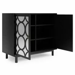 Dunelm Delphi Black Small Sideboard -dining room furniture Shop 30775931 alt04