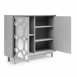 Dunelm Delphi Grey Small Slim Cabinet -dining room furniture Shop 30775933 alt04