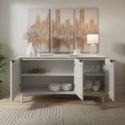 Dunelm Neena Large Sideboard, White Wash Acacia Wood 10 Dunelm Neena Large Sideboard, White Wash Acacia Wood -dining room furniture Shop 30781309 alt02