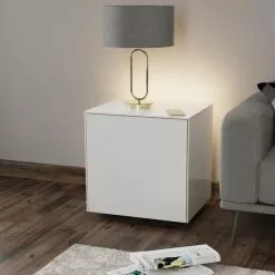 Frank Olsen Furniture Intel LED 1 Door Lamp Table