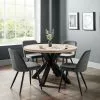 Julian Bowen Berwick Round Dining Table Oak 1 Julian Bowen Berwick Round Dining Table Oak -dining room furniture Shop 30794139