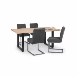 Julian Bowen Berwick Rectangular Dining Table Oak -dining room furniture Shop 30794140 alt05