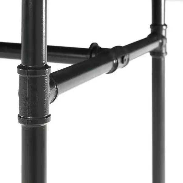 Julian Bowen Carnegie Rectangular Dining Table Mocha Elm 6 Julian Bowen Carnegie Rectangular Dining Table Mocha Elm - Image 4