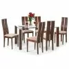 Julian Bowen Cayman Rectangular Dining Table With 6 Dining Chairs -dining room furniture Shop 30794181