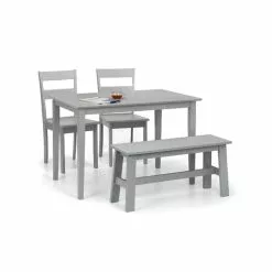 Julian Bowen Kobe Compact Rectangular Dining Table Grey 7 Julian Bowen Kobe Compact Rectangular Dining Table Grey -dining room furniture Shop 30794284 alt02