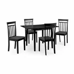 Julian Bowen Rufford Square Extendable Dining Set With 4 Coast Chairs 8 Julian Bowen Rufford Square Extendable Dining Set With 4 Coast Chairs -dining room furniture Shop 30794357 alt01