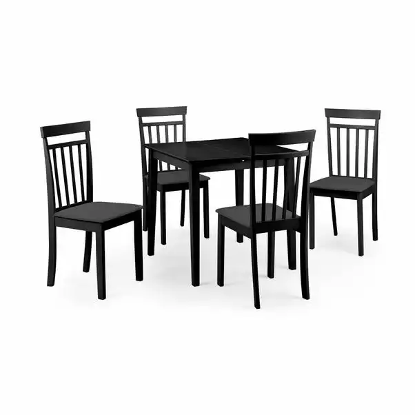 Julian Bowen Rufford Square Extendable Dining Set With 4 Coast Chairs 5 Julian Bowen Rufford Square Extendable Dining Set With 4 Coast Chairs - Image 3