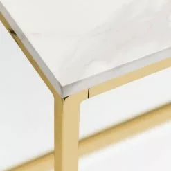 Julian Bowen Scala Rectangular Dining Table Gold 11 Julian Bowen Scala Rectangular Dining Table Gold -dining room furniture Shop 30794359 alt03