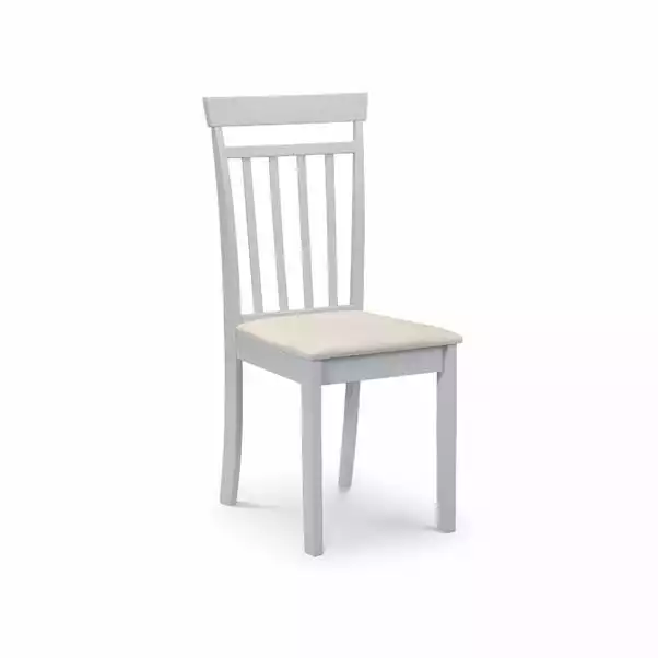 Julian Bowen Taku Rectangular Grey Dining Table With 4 Coast Grey Chairs 4 Julian Bowen Taku Rectangular Grey Dining Table With 4 Coast Grey Chairs - Image 2