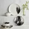 Dunelm Abstract Brushstroke 12 Piece Dinner Set 1 Dunelm Abstract Brushstroke 12 Piece Dinner Set -dining room furniture Shop 30794664