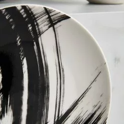 Dunelm Abstract Brushstroke 12 Piece Dinner Set -dining room furniture Shop 30794664 alt01