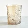 Dunelm Luxe Palm Amber Tumbler Glass -dining room furniture Shop 30797552
