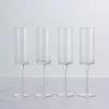 Dunelm Set Of 4 Montreal Flute Glasses -dining room furniture Shop 30797556