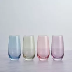 Dunelm Set Of 4 Pastel Highball Tumblers 11 Dunelm Set Of 4 Pastel Highball Tumblers -dining room furniture Shop 30797563 alt04