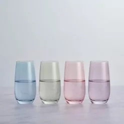 Dunelm Set Of 4 Pastel Highball Tumblers 12 Dunelm Set Of 4 Pastel Highball Tumblers -dining room furniture Shop 30797563 alt05