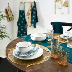 Dunelm Luxe Palm 12 Piece Dinner Set 11 Dunelm Luxe Palm 12 Piece Dinner Set -dining room furniture Shop 30798992 alt05