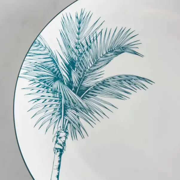 Dunelm Luxe Palm Dinner Plate 4 Dunelm Luxe Palm Dinner Plate - Image 2