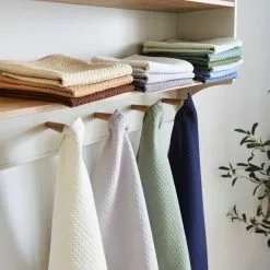 Dunelm Isabelle Waffle Pack Of 4 Tea Towels Mono 7 Dunelm Isabelle Waffle Pack Of 4 Tea Towels Mono -dining room furniture Shop 30799003 alt02