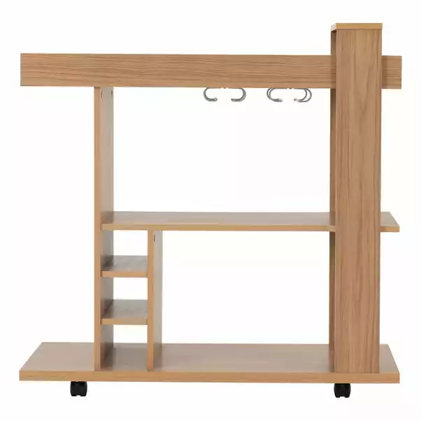 Seconique Naples Drinks Cart Oak Effect 6 Seconique Naples Drinks Cart Oak Effect - Image 4